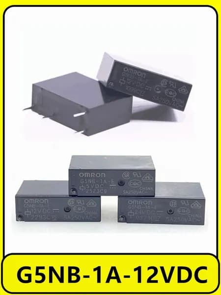 5 шт. реле G5NB-1A-12VDC 4 ноги 3A