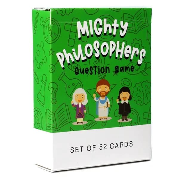 Настольная игра карточная questions for humans mighty philosophers из бумаги для общения и развлечений