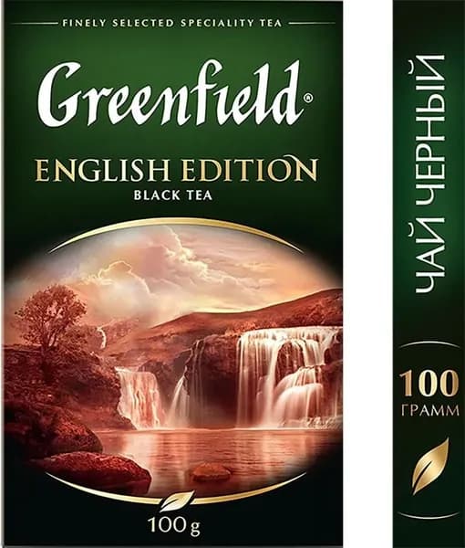 Чай черный листовой Greenfield English Edition(Инглиш Эдишн), 100 г