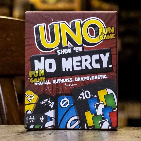 Настольная карточная игра UNO "NO MERCY" , Новая версия игры для всей семьи