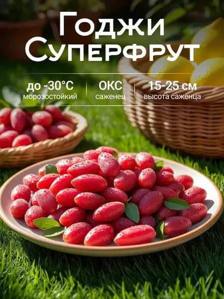 Годжи саженец дереза Суперфрут плодовые кустарники