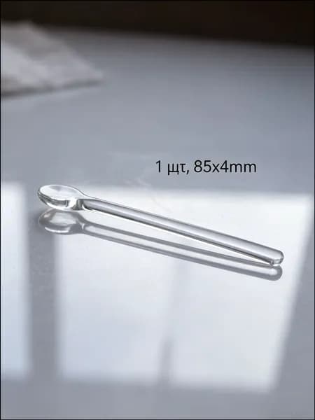 Лопаточка стеклянная 85 мм, 1 шт