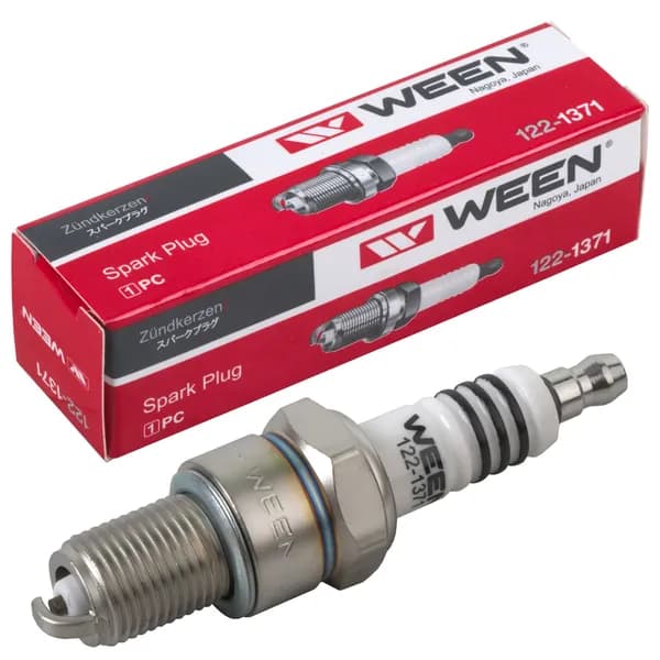 Свеча зажигания WEEN 122-1371 для LADA 2101-2107, ALFA ROMEO, FIAT, NISSAN, PEUGEOT, RENAULT, SUBARU, VW