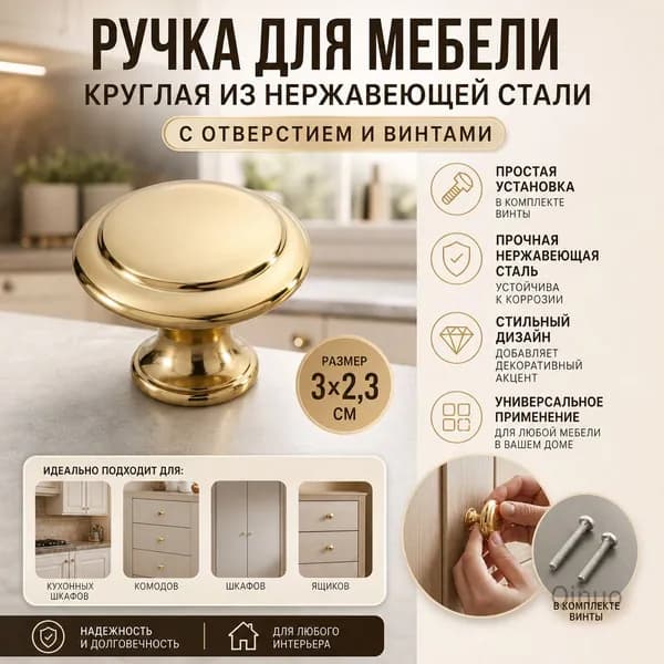 Ручка мебельная