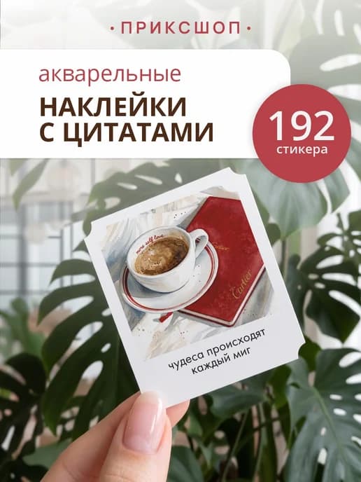 Наклейки с мотивациями для девушек 192 шт