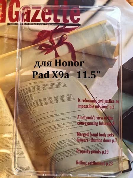 Силиконовый чехол-накладка для Huawei Honor Pad X9a 11.5" прозрачный