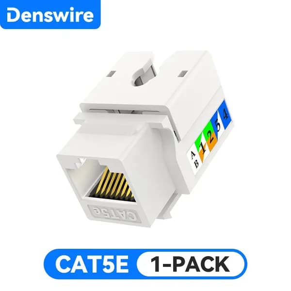 Модуль разъема RJ45, адаптер Cat6/Cat5E