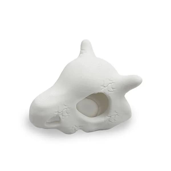 3D-печатный череп для аквариума, Белый - S