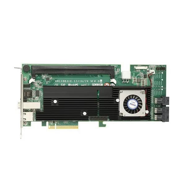 Контроллер Areca PCIe 3.0 x8 Full Profile, SAS/SATA 12G, RAID, 16 портов (ARC-1883ix-12)