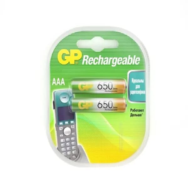 Gp Аккумулятор 65AAAHC - 2DECRC2 24UEC2 20 200 2шт. в уп - ке аккумулятор