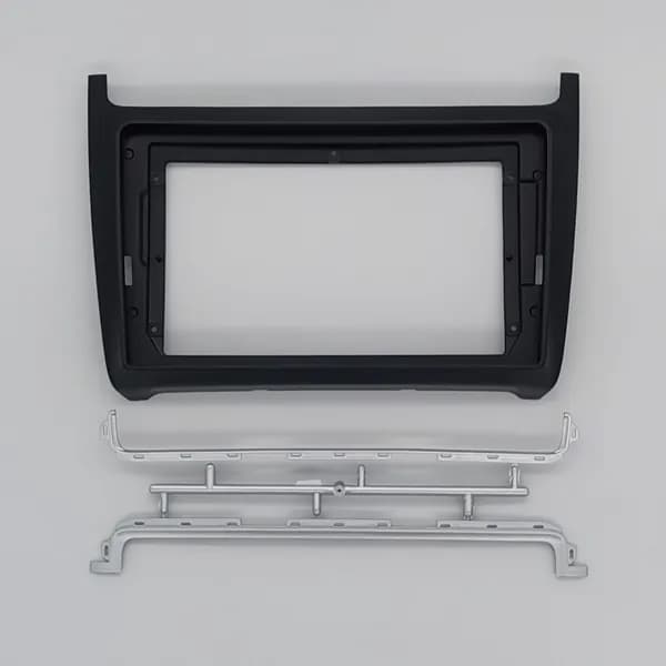 Переходная рамка Volkswagen Polo 2009-2020 (рамка Фольксваген Поло ) для автомагнитол 9" дюймов (230:220x130мм)