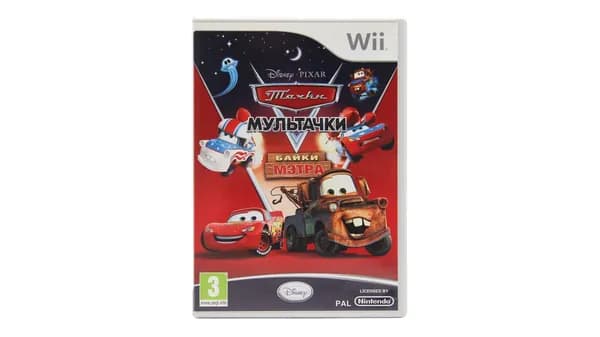 Cars Cartoons Master's Tales (Тачки Мультачки Байки Мэтра) (Nintendo Wii) Винтаж