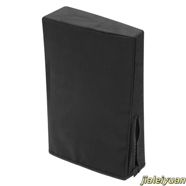 Чехол для консоли Sony PS5 Slim в вертикальном исполнении из оксфордской ткани черного цвета