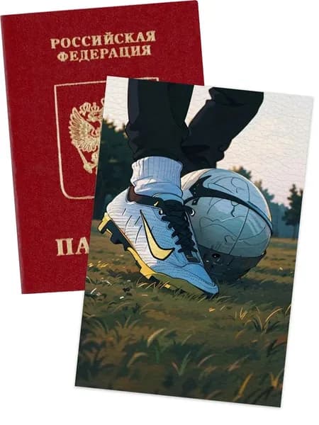 Обложка на паспорт футбол