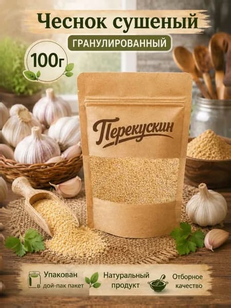 Чеснок сушеный гранулированный, 100 гр.