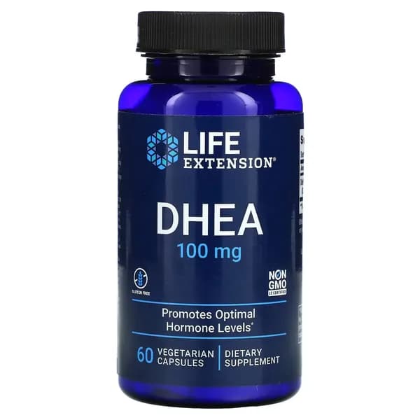 ДГЭА 100 мг (дегидроэпиандростерон) Life Extension DHEA 100mg 60 капсул