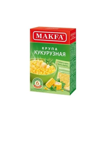 Makfa Крупа кукурузная №4, 66 гр. х 6 пак.
