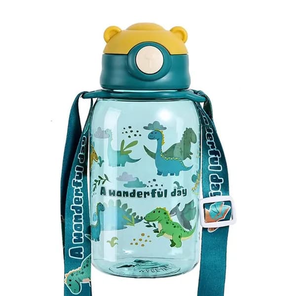 Детский мультяшный пластиковый стаканчик-поильник 650ml