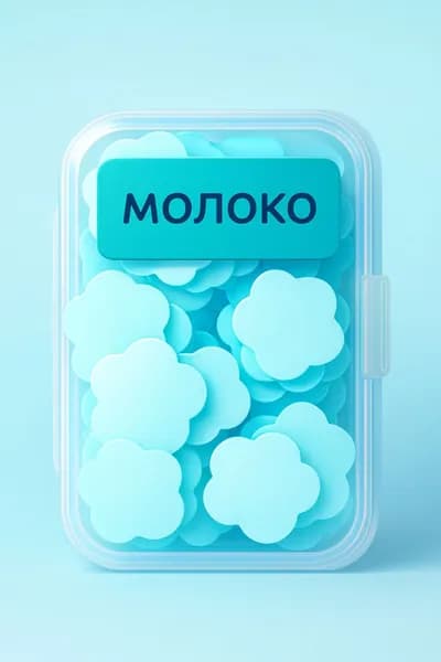 Одноразовое мыло пластинками МОЛОКО/Листовое, дорожное в кейсе / Мыльная бумага