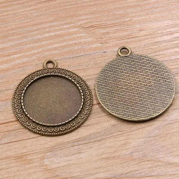 5pcs Временная нижняя опора драгоценного камня 25mm