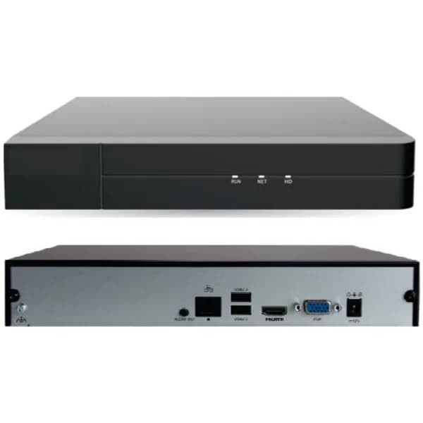 DV 8-ми канальный IP видеорегистратор сетевой, поддержка IP-видеокамер разрешением до 8 Mpix, HDD до 8 TB, поддержка кодеков сжатия H.264/H.265 для экономии места на HDD