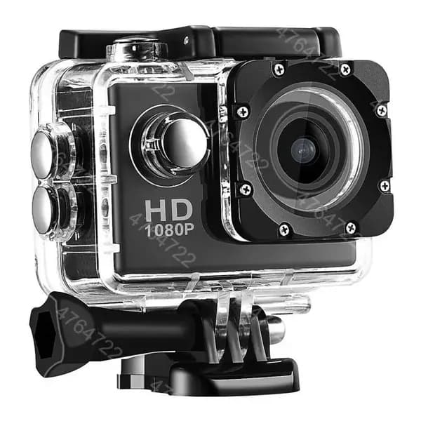 Экшн-камера D600, водонепроницаемая, черный цвет, стандартная комплектация