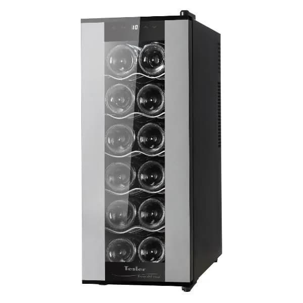 Винный шкаф Tesler WCV-120 серебристый