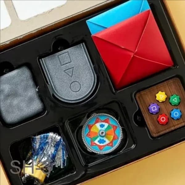 Новая игра в кальмара, семейный игровой набор,корейские игральные кубики Squid game