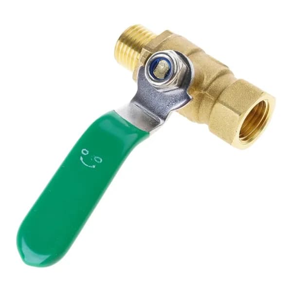 Латунный кран шаровый 3/4" BSP DN20, 2 балла - внутри и снаружи