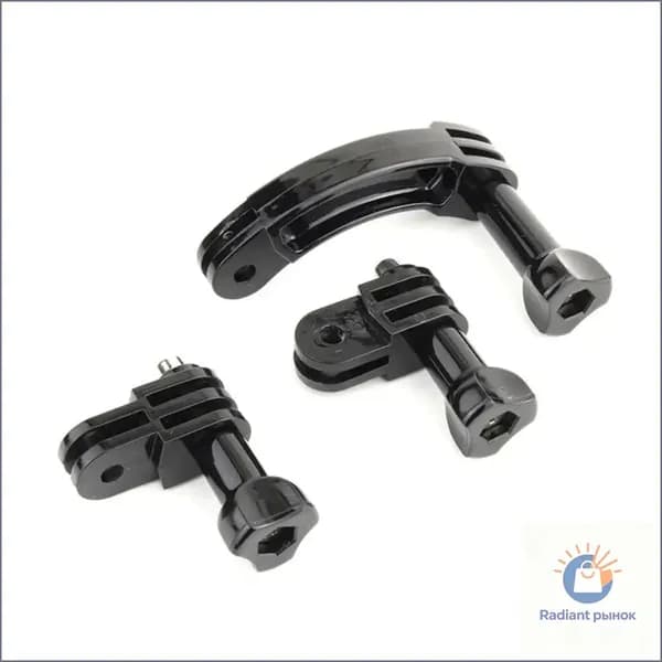 Набор адаптеров Telesin Short Adaptor Set для регулировки угла наклона экшен камер GoPro, DJI