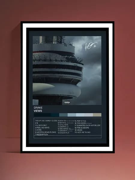Постер на стену Drake без рамы (29,7х42см)