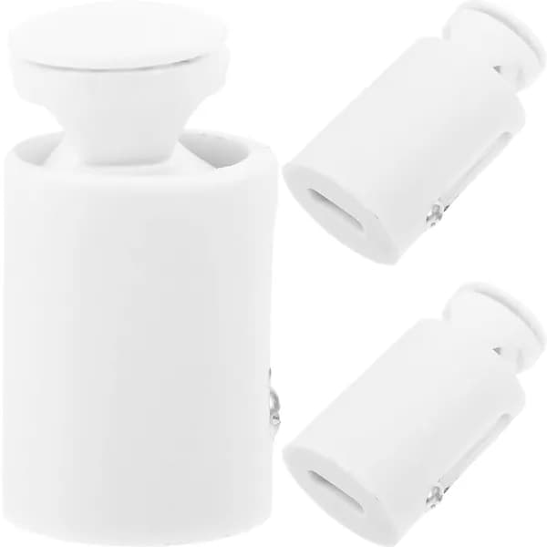 Набор из 3 белых пластиковых крючков для полотенец на радиатор, для использования в автомобиле