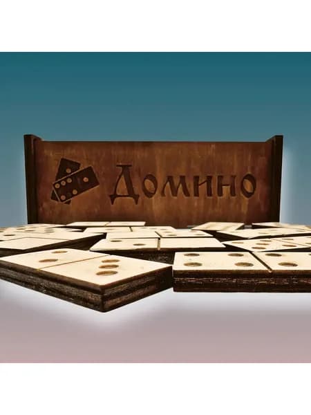 Настольная игра Домино дуб