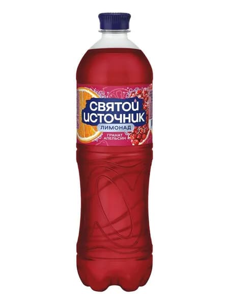 Лимонад Святой Источник со вкусом граната и апельсина, 1 л