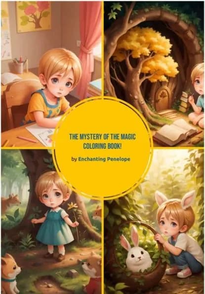 The mystery of the magic coloring book | Enchanting Penelope | Электронная книга