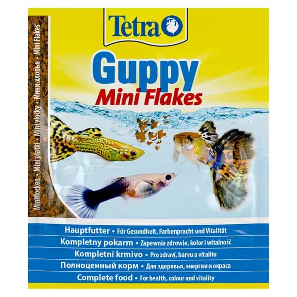 Корм для гуппи TetraGuppy в хлопьях, 12 г