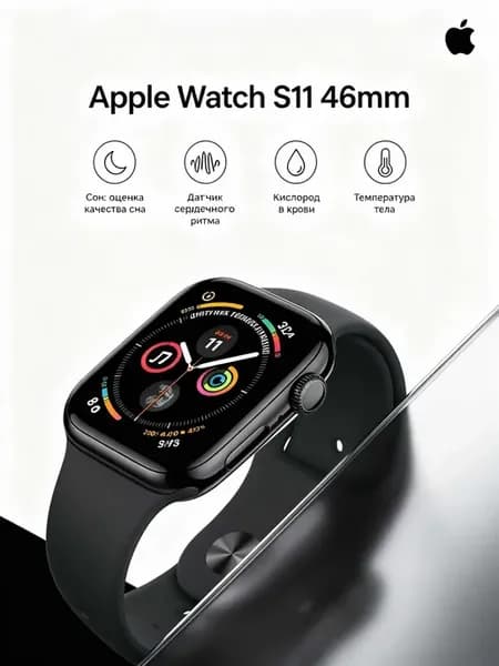 умные часы S11 46mm – уведомления без телефона