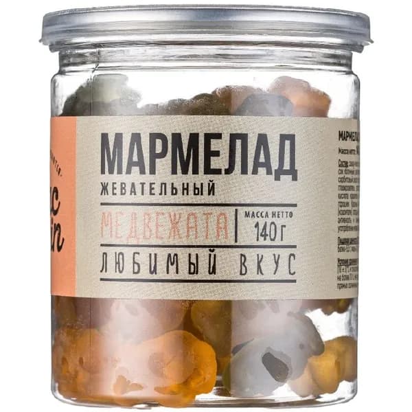 Мармелад MacGuffin Жевательный Медвежата /пэт/ 140г