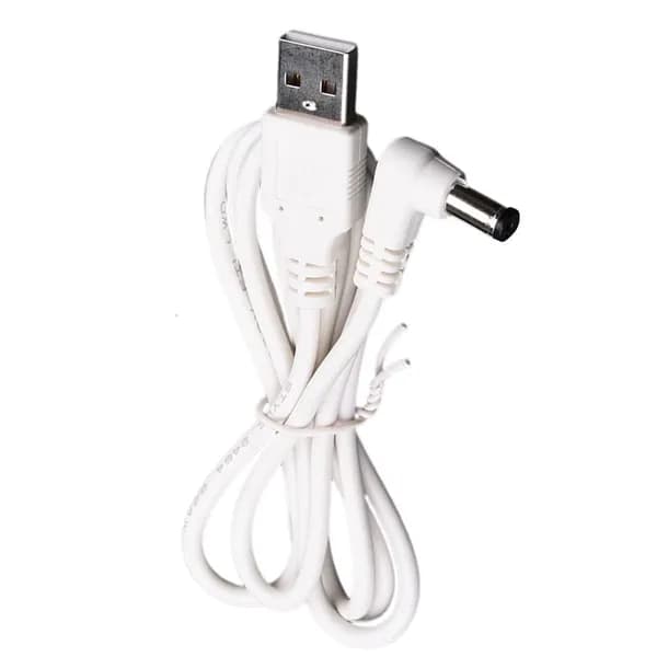 USB DC 5,5 2,5 мм, Белый - локоть