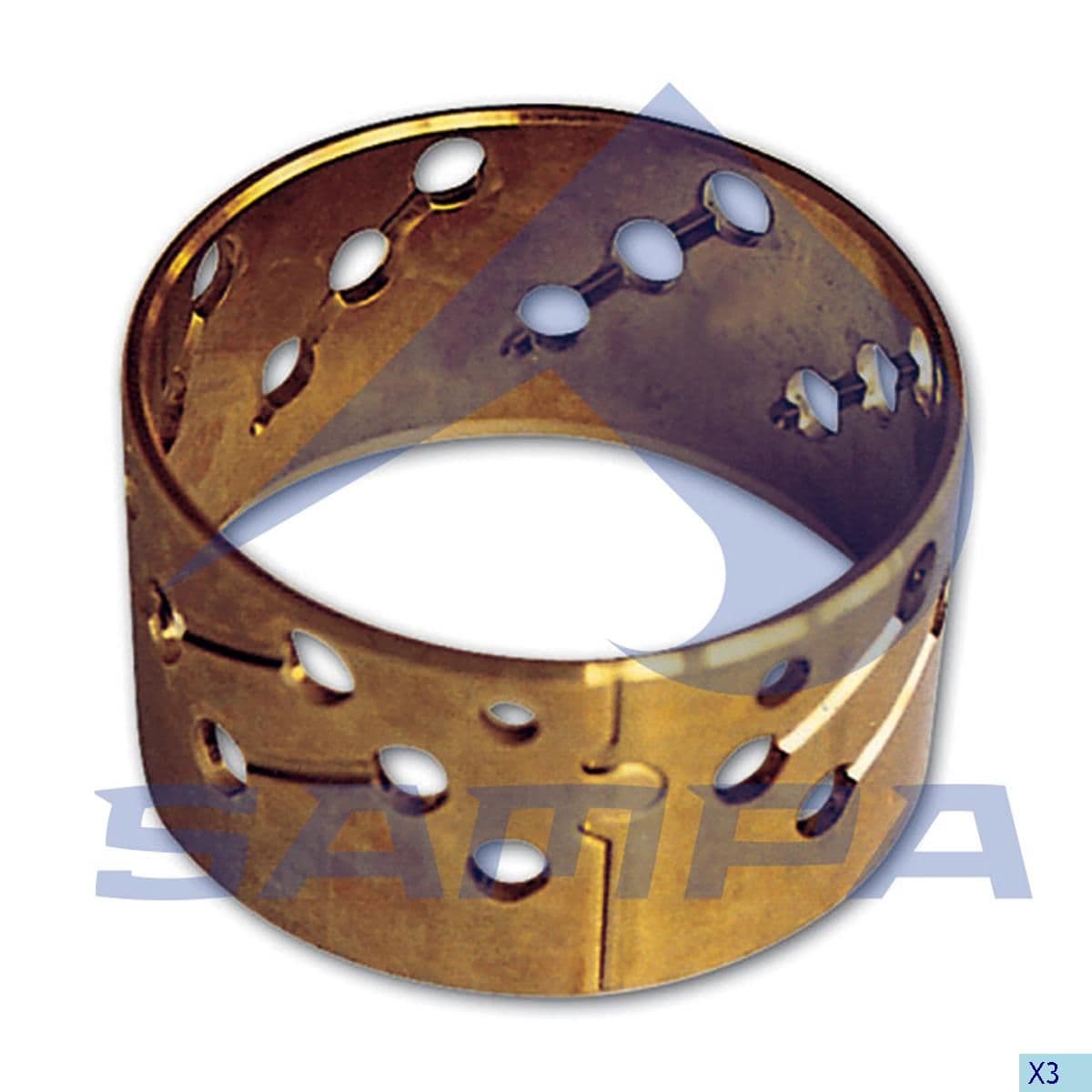 Втулка вала тормозного бронзовая 56/60*33 SK RS 9042 c 92г. Sampa 075.010