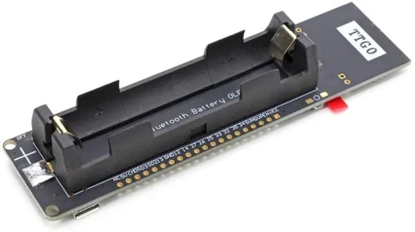 Контроллер, модуль беспроводной передачи WiFi/BT/BLE на ESP-32 с OLED дисплеем и отсеком 18650