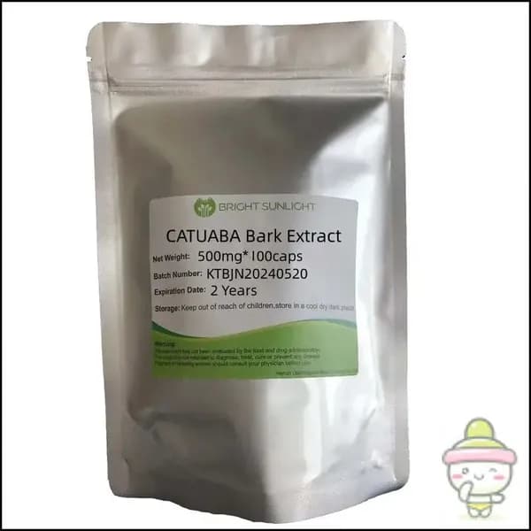 Catuaba коры 30: 1 Экстракт капсулы - натуральная сила 500 мг *100 гранулыDR