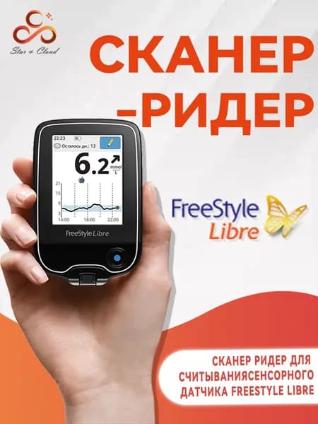 FreeStyle Libre Сканер-ридер Фрисстайл Либре(ммоль/л)