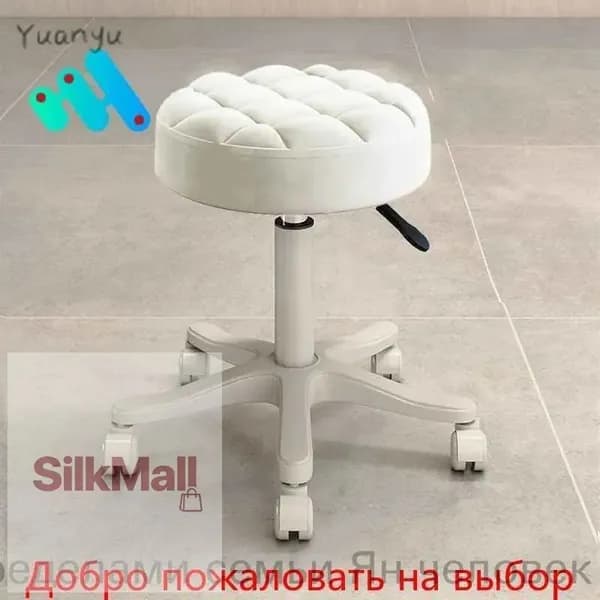 Стул мастера, белый, прозрачный