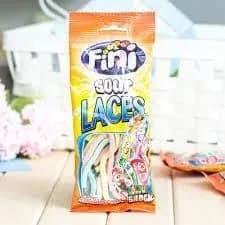 Жев.мармелад "Sour laces" Веревочки кислые 85 гр /FINI Испания/