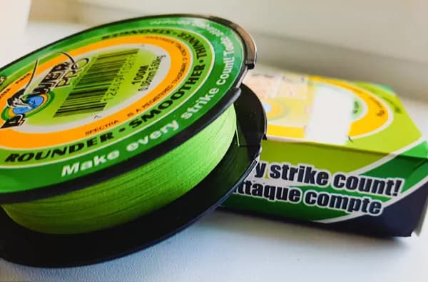 Шнур плетеный POWER PRO MICROFILAMENT LINE 100м 0,28 мм 24.5 кг 54 Lb moss green. Леска плетенка для джига / Для щуки и судака / Шнур для спиннинга и фидера