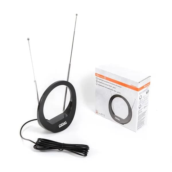 Антенна для телевизора комнатная SAI-613 DVB-T2/ДМВ+МВ