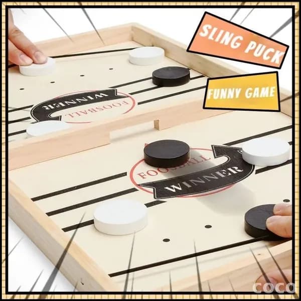 Бестселлер для вхрослых и детей, настольная игра Foosball Winner с шашками, слингпак и хоккем