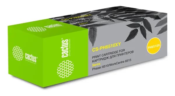 Картридж Cactus 106R03695 желтый, для XEROX Phaser 6510/WC6515, ресурс до 4300 страниц (CS-PH6510XY)