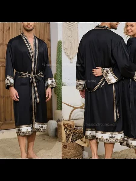 Мужской халат вискоза